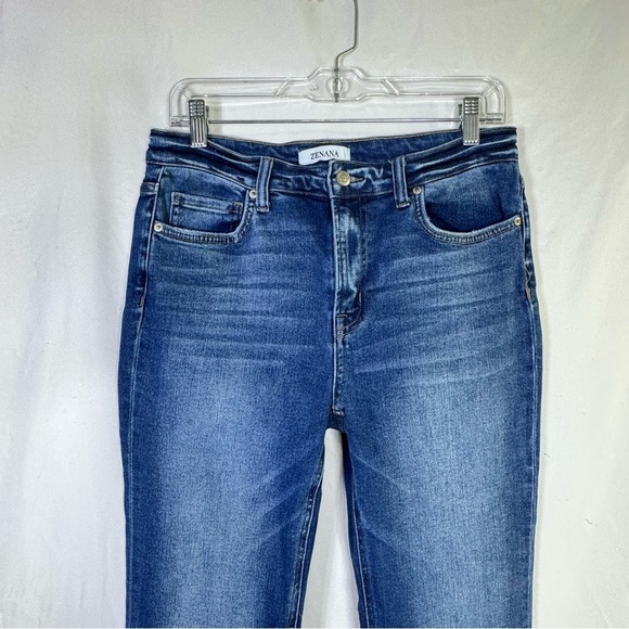 Zenana Women’s High Rise Straight Leg Bootcut Jeans DPP-1740MM - Picture 2 of 7